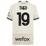 Günstige Fußballtrikots AC Mailand Theo Hernandez 19 Fourth trikot 2023-24 Weiße Kurzarm Günstige Fußballtrikots AC Mailand Theo Hernandez 19 Fourth trikot 2023-24 Weiße Kurzarm